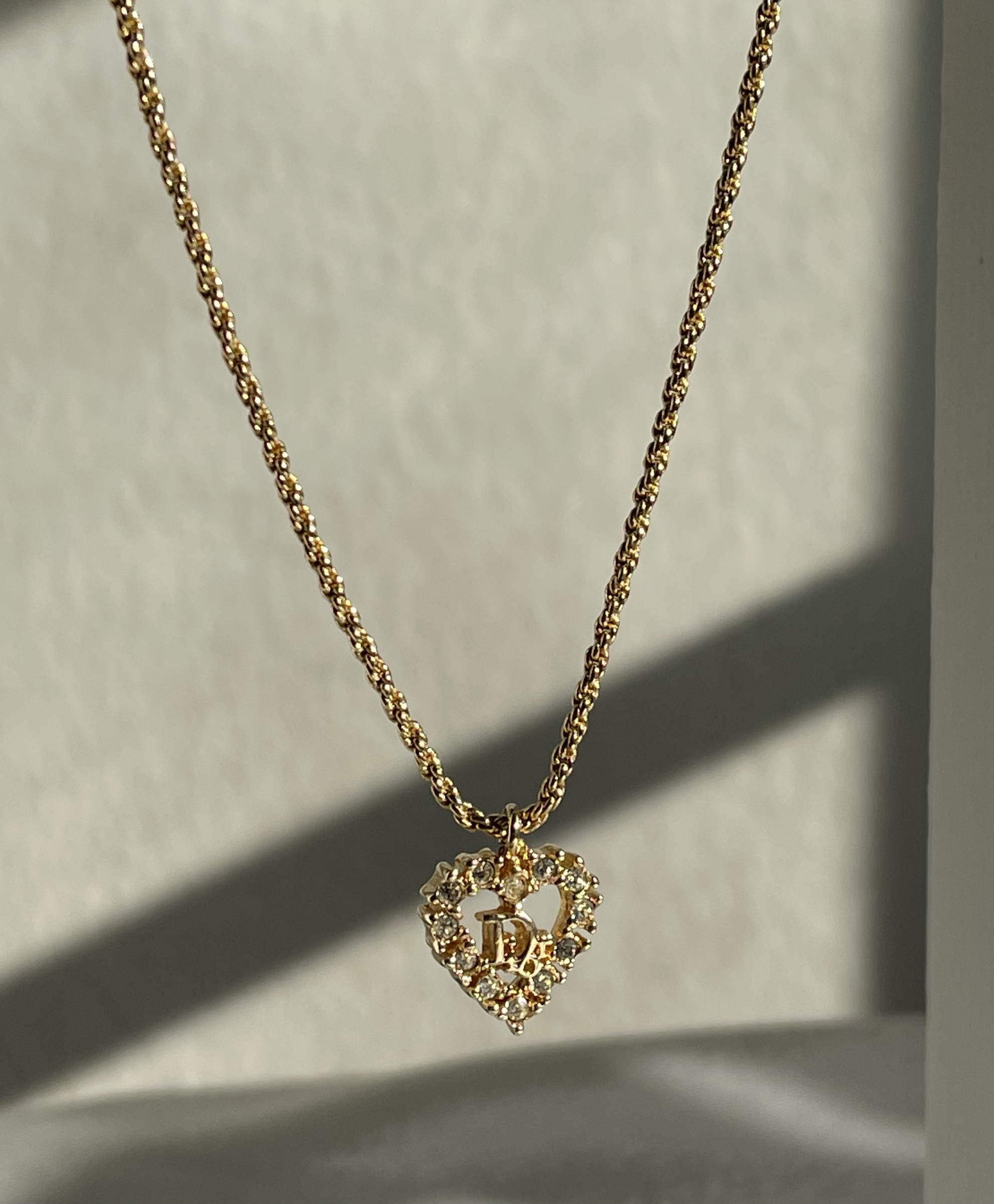 3 Heart Rhinestone Necklace – Song Lily